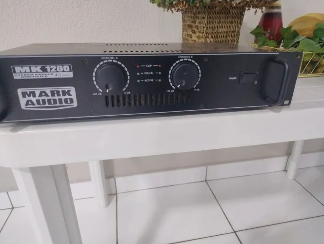 Mark áudio 1200 mk 2oms, 200w RMS