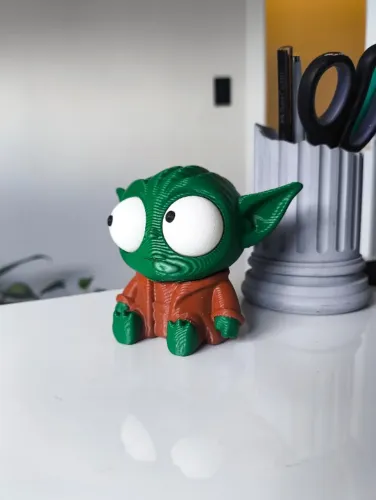 Grogu Baby Yoda chibi em PLA - a Força é muito fofa - Zóiudos