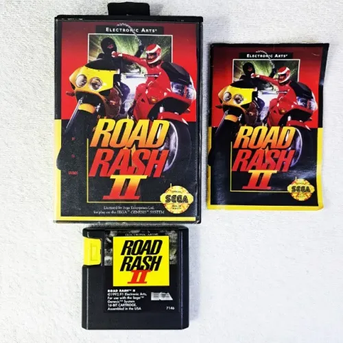 Road Rash 2 completo Americano Original - Sega Mega Drive 