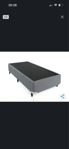 CAMA DE SOLTEIRO TIPO BOX LINDÍSSIMA