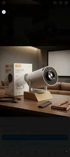 Mini Projetor Portátil A'Gold HD 720p novo. 