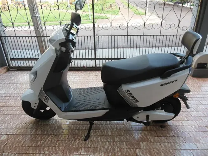 Scooter Bicicleta Eletrica Super Wx-05 Wehawk 1000w Bat 60v 20ah 2 Lugares Branca Br