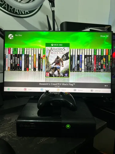 Xbox 360 Slim 3000 jogos
