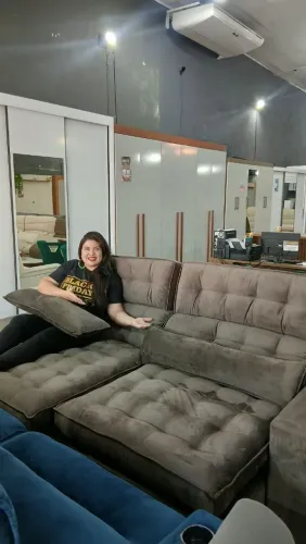 Sofá Luxuoso Retrátil e Reclinável 2.50 M
