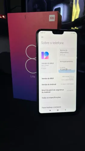 Celular Xiaomi Mi 8 Lite tudo funcionando e tudo original