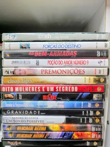 Lote De Dvd Sandra Bullock - 14 Filmes