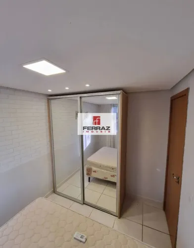 Venda apartamento mobiliado nova parnamirim, top life, térreo, dois quartos, banheiro soci