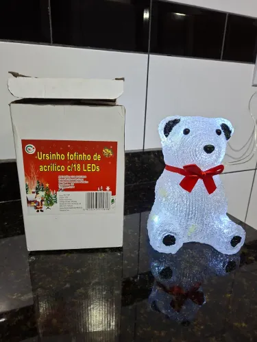 Ursinho Led em Acrílico