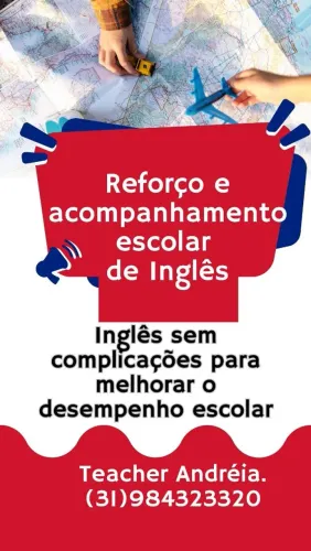 Reforço e acompanhamento escolar de inglês
