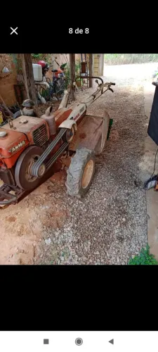 Microtrator yanmar tc11com enxada rotativa, roçadeira,arado e bomba de jogar água