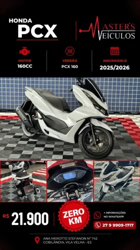 Honda PCX 160cc 2026 ZeroKm