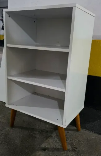 Vendo estante com duas prateleiras branca