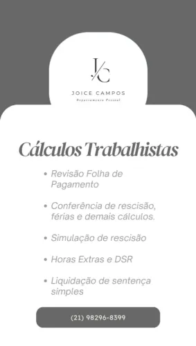 Serviços de Departamento Pessoal e Cálculos Trabalhistas