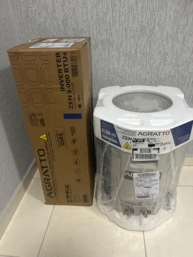 Ar condicionado Agratto 9.000 Btus Inverter Lacrado