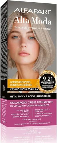Tinta Alfaparf Alta Moda cor 9.21