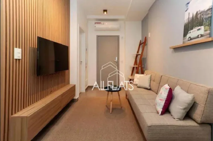 Apartamento com 1 quarto, 33 m² - venda ou aluguel - Pinheiros - São Paulo/SP