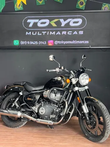 ROYAL ENFIELD SUPER METEOR 650 INTERSTELLAR - APENAS 235 KM! - GRUPO TOKYO MOTOS