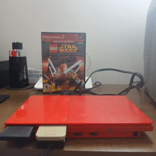 PS2 vermelho ler descrição 