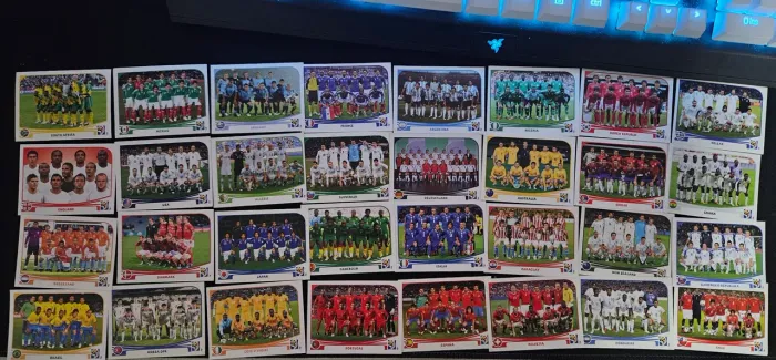 Lote completo figurinhas perfildadas copa do mundo 2010