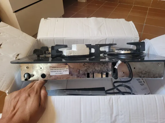 Fogão cooktop duas bocas