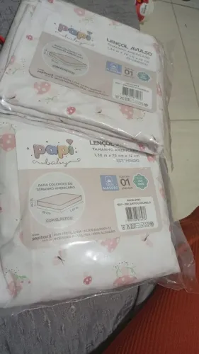 Kit de forro com elástico para colchão. (Menina)