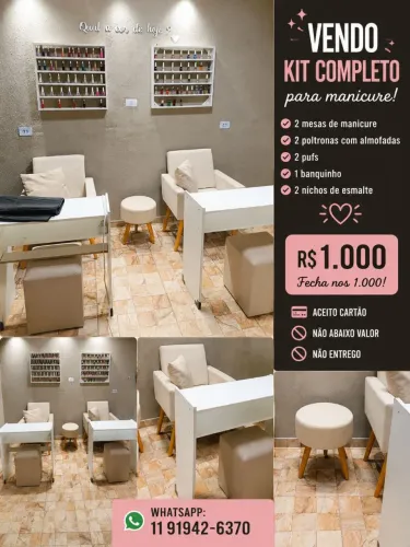 Kit completo manicure