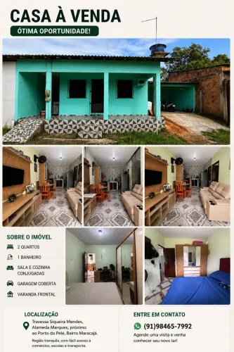 Vende-se casa no Bairro Maracajá - Mosqueiro