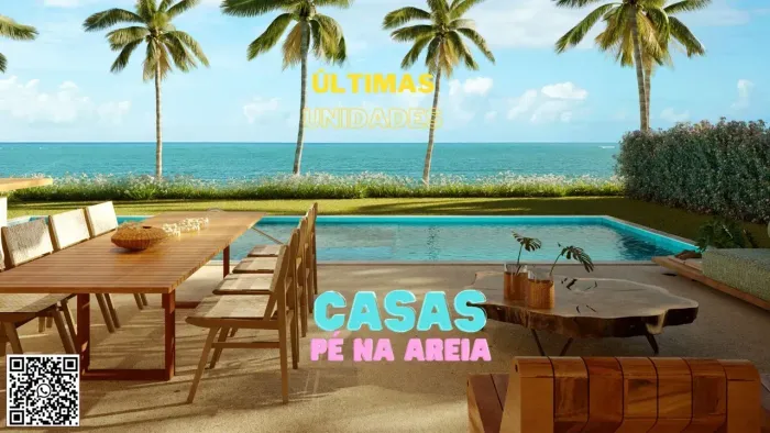 PRAIA DOS CARNEIROS - Casa em condomínio com 304 m², 4 suítes, 4 vagas de garagem e condo
