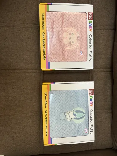 Coberta infantil fluffy 