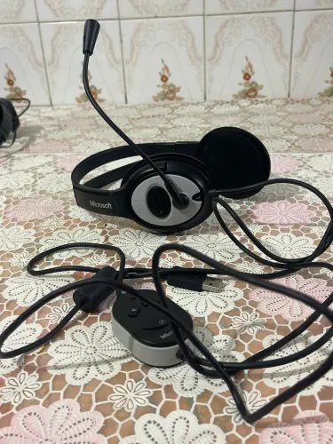 Microsoft LifeChat LX-3000 headset com fio USB ( sem as almofadas )