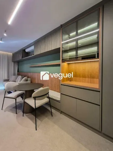 Apartamento mobiliado de 42m² com 1 suíte para alugar no bairro Cambuí, Campinas/SP