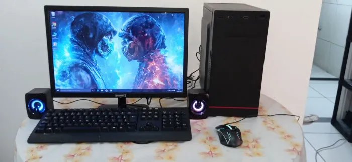 PC top ddr4 core i5 de oitava geração 8gb, 1tera tela de 20pl com HDMI