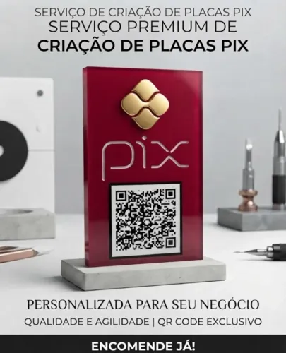 serviços de criação de placa PIX