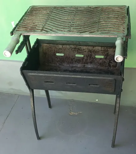 Churrasqueira desmontável alumínio fundido