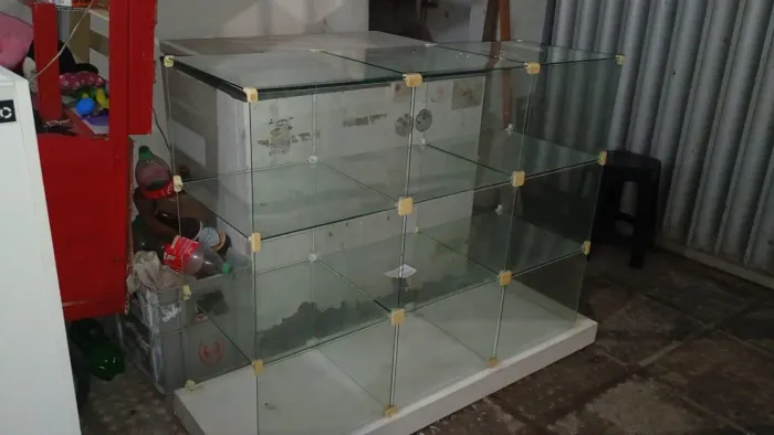 Expositor de vidro 