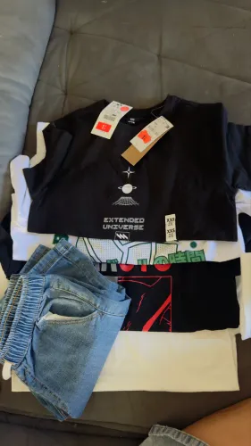 Desapego roupas menino 10/12(forma pequena ,veste 8 anos