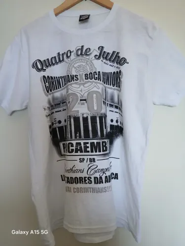 Camisa Corinthians Libertadores Algodão - Nova