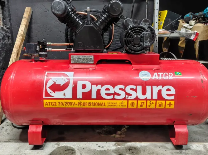 Compressor 20 pés monofásico 200 litros