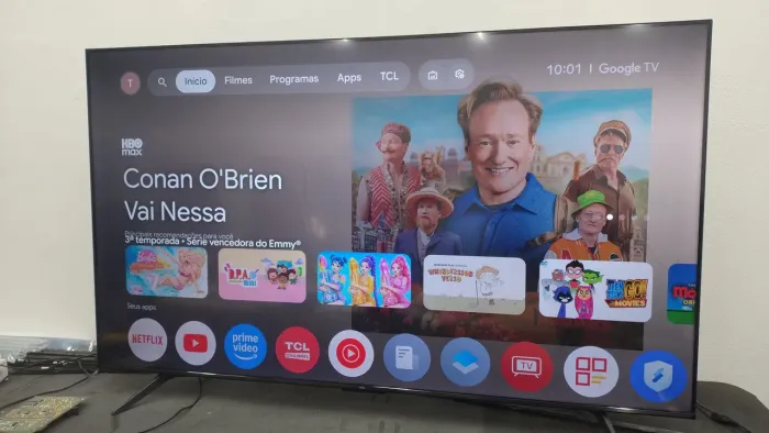 Tv tcl 4k UHD smart 120hz semi nova