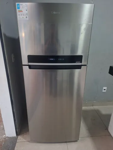 Geladeira Midea Bivolt inox inverter