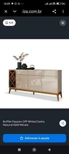 Balcão Buffet Passion Off White.