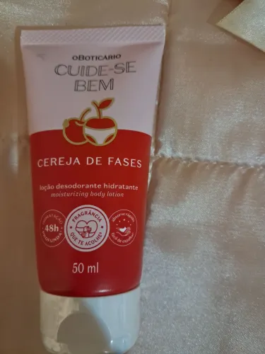 Loção hidratante boticário