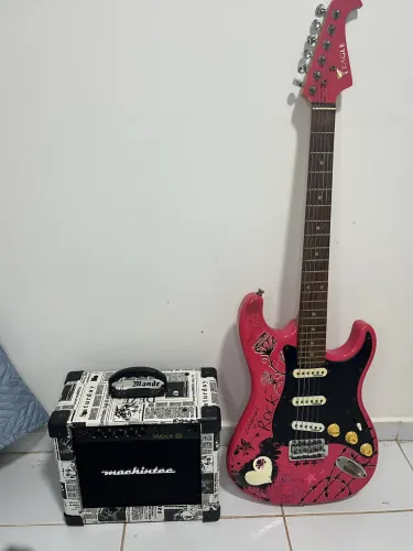 VENDO CONJUNTO KIT GUITARRA + AMPLIFICADOR