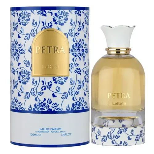 Perfume Árabe Lattafa Petra Eau de Parfum Unissex 100ml Original Não É Réplica