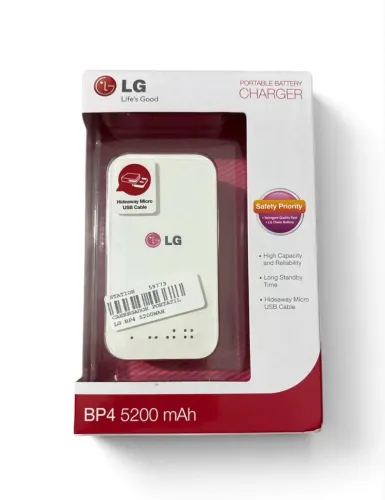 Carregador portátil lg bp4 5200 mah