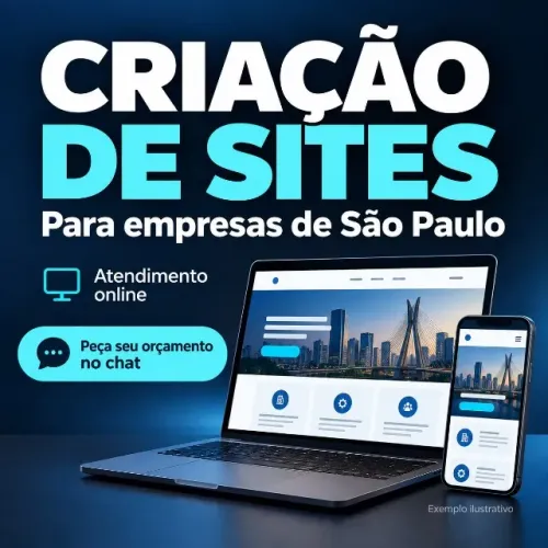 Criação de sites para empresas e lojas de SP