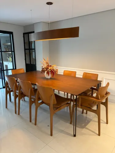 Mesa madeira 220x110cm
