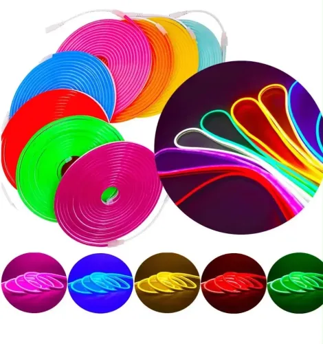 Kit fita de led neon + fonte de 2A