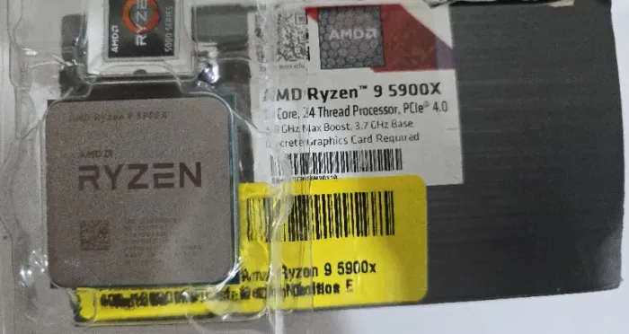 Processador AMD Ryzen 9 5900X, 3.7GHz (4.8GHz), Cache 70MB, 12 Núcleos, 24 Threads