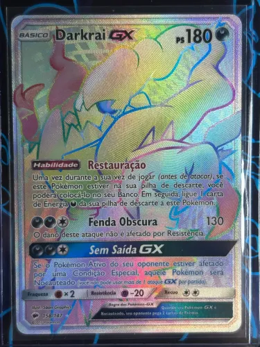 Carta Pokémon TCG Darkrai GX (158/147)